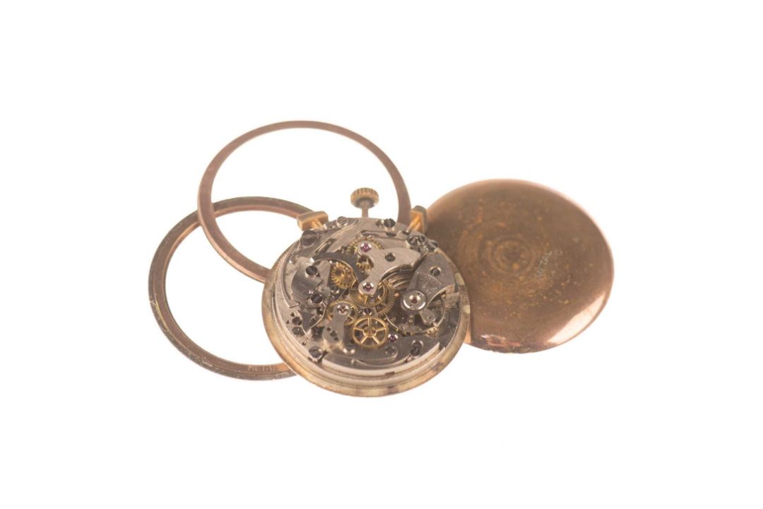 A CHRONOGRAPH SUISSE MOVEMENT AND DIAL - Image 2 of 2