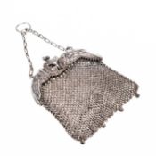AN AMERICAN STERLING SILVER PURSE