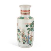 A LARGE CHINESE FAMILLE VERTE VASE