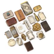 A COLLECTION OF NOVELTY VESTA CASES