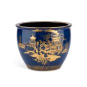 AN EARLY 20TH CENTURY CARLTON WARE LUSTRE JARDINIERE