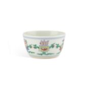 A CHINESE DOUCAI CUP