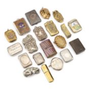 A COLLECTION OF NOVELTY VESTA CASES