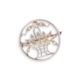 A SEED PEARL AND DIAMOND BROOCH - Image 1 of 2