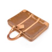A LOUIS VUITTON BRONZE MONOGRAM VERNIS VANDAM BRIEFCASE