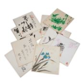 A COLLECTION OF CHINESE SCHOOL CALLIGRAPHY PANELS