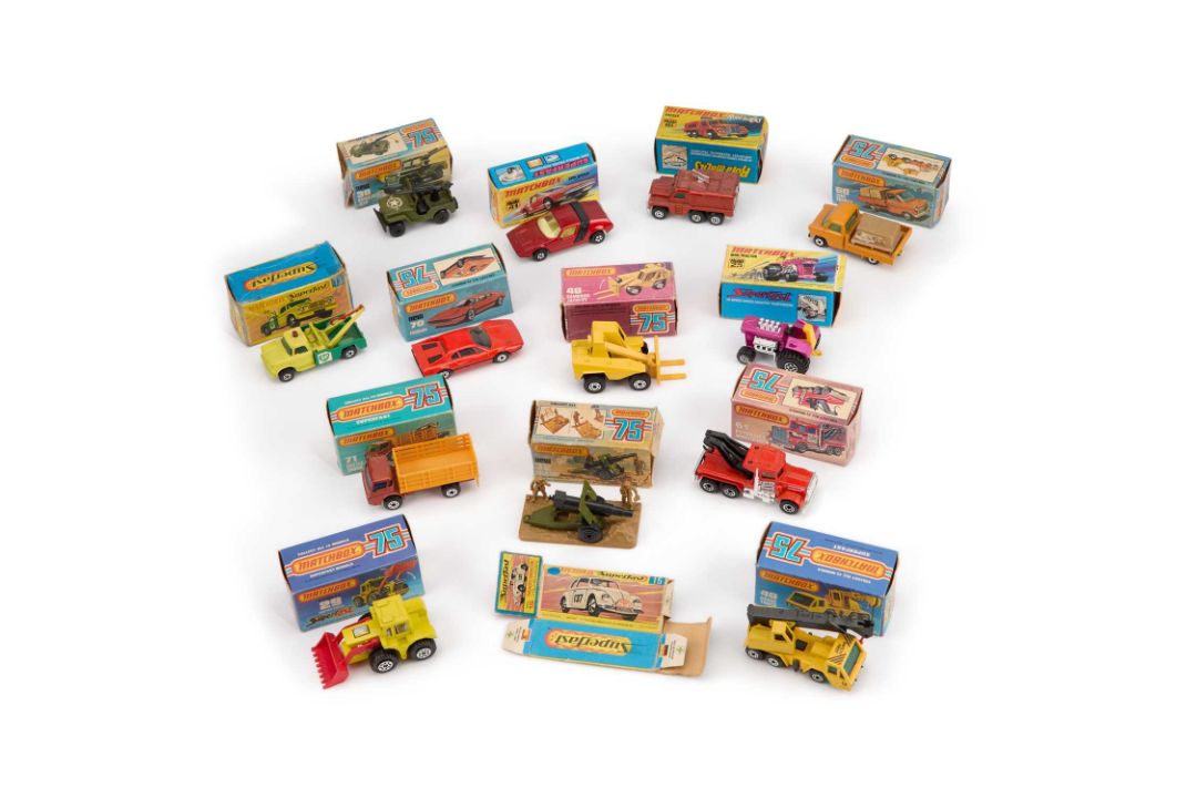 A COLLECTION OF THIRTEEN MATCHBOX SUPERFAST MODEL VEHICLES