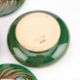 A PAIR OF MOORCROFT POTTERY POWDER BOWLS AND COVERS, DESIGNED BY SALLY TUFFIN FOR LIBERTY & CO - Image 6 of 6