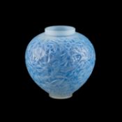 RENÉ LALIQUE (FRENCH, 1860-1945), 'GUI', A VASE, DESIGNED 1920