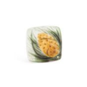 A GABRIEL ARGY-ROUSSEAU PÂTE-DE-VERRE PENDANT, 'POMME DE PIN'