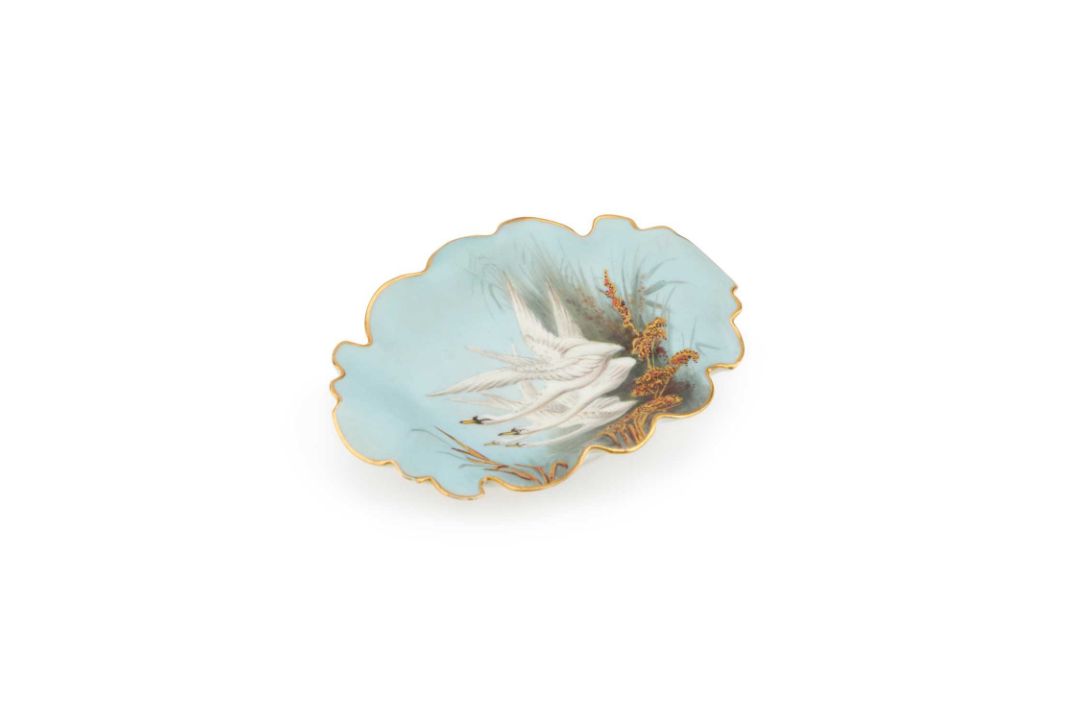 A ROYAL WORCESTER PIN TRAY BY CHARLES BALDWYN - Image 1 of 4