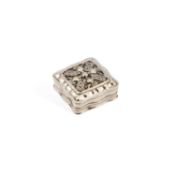 A 19TH CENTURY DUTCH SILVER BOX