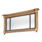 A REGENCY GILT-FRAMED LANDSCAPE MIRROR