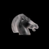 RENÉ LALIQUE (FRENCH, 1860-1945), 'LONGCHAMP', A CAR MASCOT, DESIGNED 1929