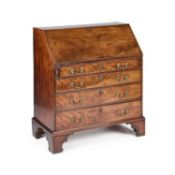 A GEORGE III MAHOGANY BUREAU