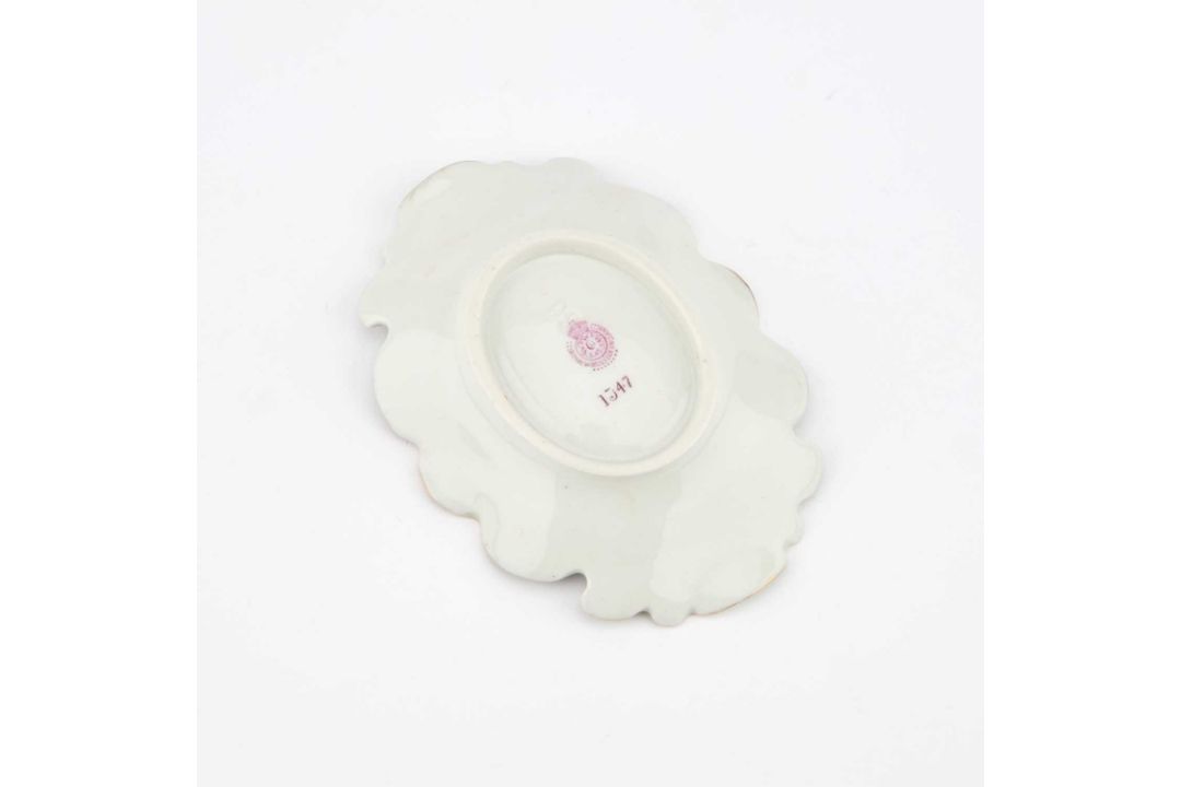 A ROYAL WORCESTER PIN TRAY BY CHARLES BALDWYN - Image 4 of 4
