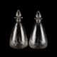 RENÉ LALIQUE (FRENCH, 1860-1945), 'HAARLEM', A PAIR OF DECANTERS AND STOPPERS - Image 1 of 4
