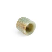 A CHINESE JADE THUMB RING
