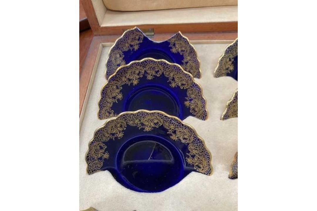 AN AYNSLEY SILVER-MOUNTED COFFEE SERVICE - Image 6 of 9