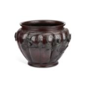 A LARGE JAPANESE BRONZE JARDINIÈRE, CIRCA 1900