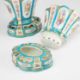 A PAIR OF SÈVRES 'BLEU CÉLESTE' GROUND VASES AND STANDS (VASES 'HOLLANDOIS'), 19TH CENTURY - Image 3 of 4