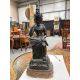 AN UNUSUAL BRONZE FIGURE OF THE SEATED KWANNON - Image 4 of 9