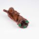 A 19TH CENTURY CARVED BOXWOOD FIGURE OF A SAGE - Image 3 of 3