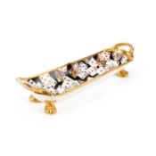 A RARE DERBY TROMPE L'OEIL 'PLAYING CARDS' PEN TRAY, CIRCA 1815