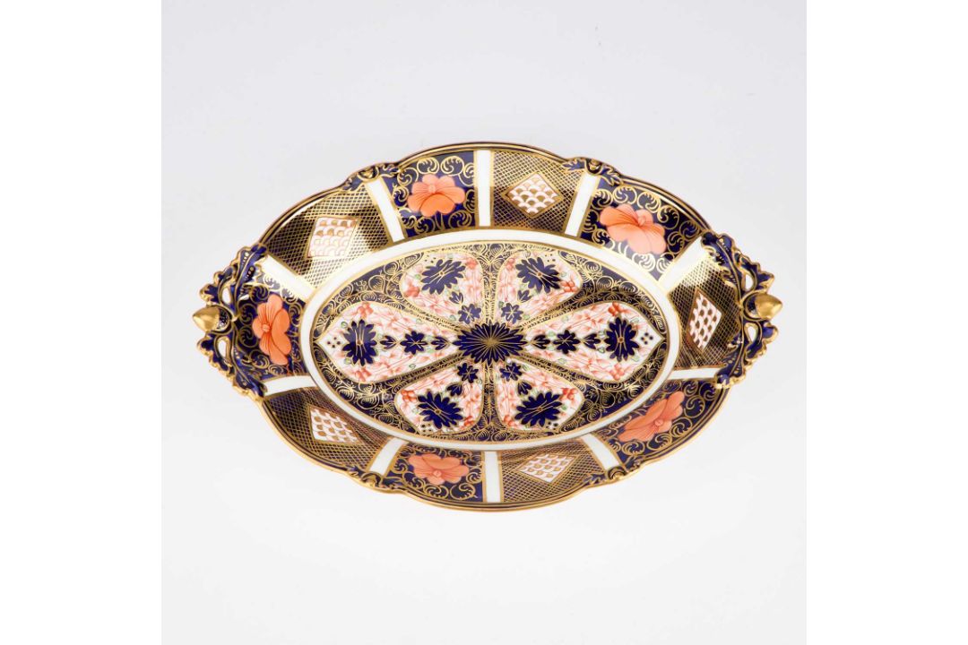 A ROYAL CROWN DERBY IMARI DISH - Image 2 of 5