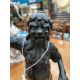 AN UNUSUAL CHINESE BRONZE ALTAR FIGURE - Image 3 of 5