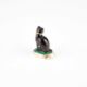 A RARE ROCKINGHAM MODEL OF A CAT - Image 2 of 3