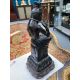 AN UNUSUAL BRONZE FIGURE OF THE SEATED KWANNON - Image 3 of 9