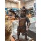 A RARE AND FINELY CAST LARGE CHINESE BI-COLOUR PATINATED BRONZE FIGURE OF LI TIEH-KUAI - Image 2 of 11