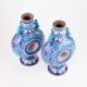 BOMBAY SCHOOL OF ARTS: A PAIR OF POTTERY FLASKS IN THE MULTAN STYLE, INDIA, CIRCA 1880 - Image 4 of 4