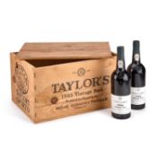 SIX 75CL BOTTLES OF TAYLOR'S 1985 VINTAGE PORT