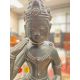 AN UNUSUAL BRONZE FIGURE OF THE SEATED KWANNON - Image 2 of 9