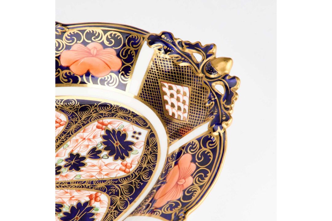 A ROYAL CROWN DERBY IMARI DISH - Image 4 of 5