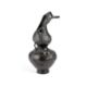 A JAPANESE BRONZE IKEBANA VASE - Image 1 of 10