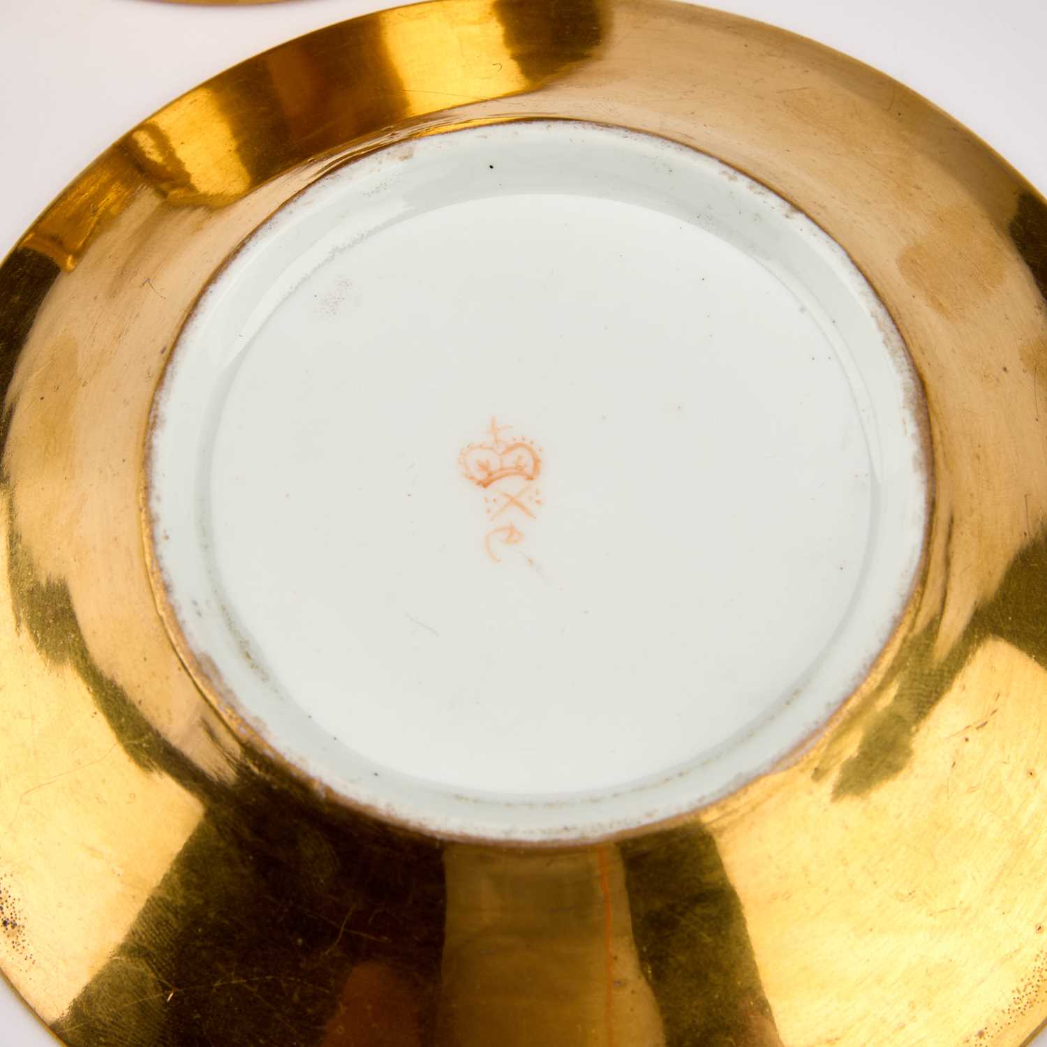 A RARE DERBY TROMPE L'OEIL 'PLAYING CARDS' CUP AND SAUCER, CIRCA 1815 - Image 7 of 7
