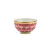 A CHINESE FAMILLE ROSE 'LOTUS' BOWL