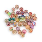 A COLLECTION OF 19TH CENTURY AND LATER MARBLES