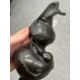 A JAPANESE BRONZE IKEBANA VASE - Image 6 of 10