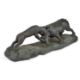 A LARGE JAPANESE BRONZE GROUP OF A TIGER ATTACKING A WATER BUFFALO - Image 1 of 2