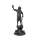AN UNUSUAL CHINESE BRONZE ALTAR FIGURE - Image 1 of 5