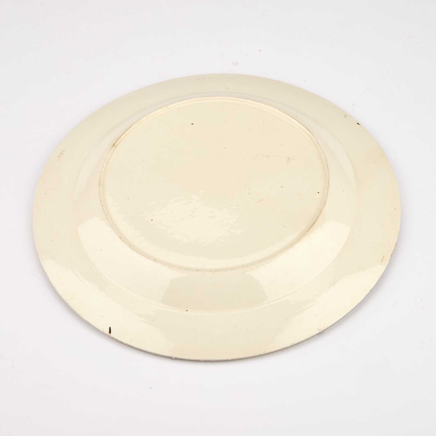 A SUNDERLAND SILVER LUSTRE COMMEMORATIVE PLATE, CIRCA 1820 - Image 2 of 2