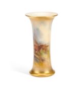 A ROYAL WORCESTER VASE BY HARRY STINTON
