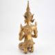 A THAI GILT-METAL FIGURE OF A KNEELING THEPPHANOM - Image 3 of 3