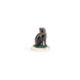 A RARE ROCKINGHAM MODEL OF A CAT - Image 1 of 3