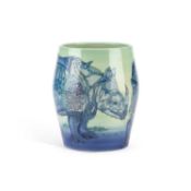 SALLY TUFFIN FOR DENNIS CHINA WORKS, A 'RHINOCEROS' PATTERN VASE