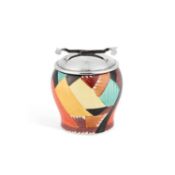 SUSIE COOPER FOR GRAY'S POTTERY, A HAND-PAINTED POTTERY SUGAR BOWL